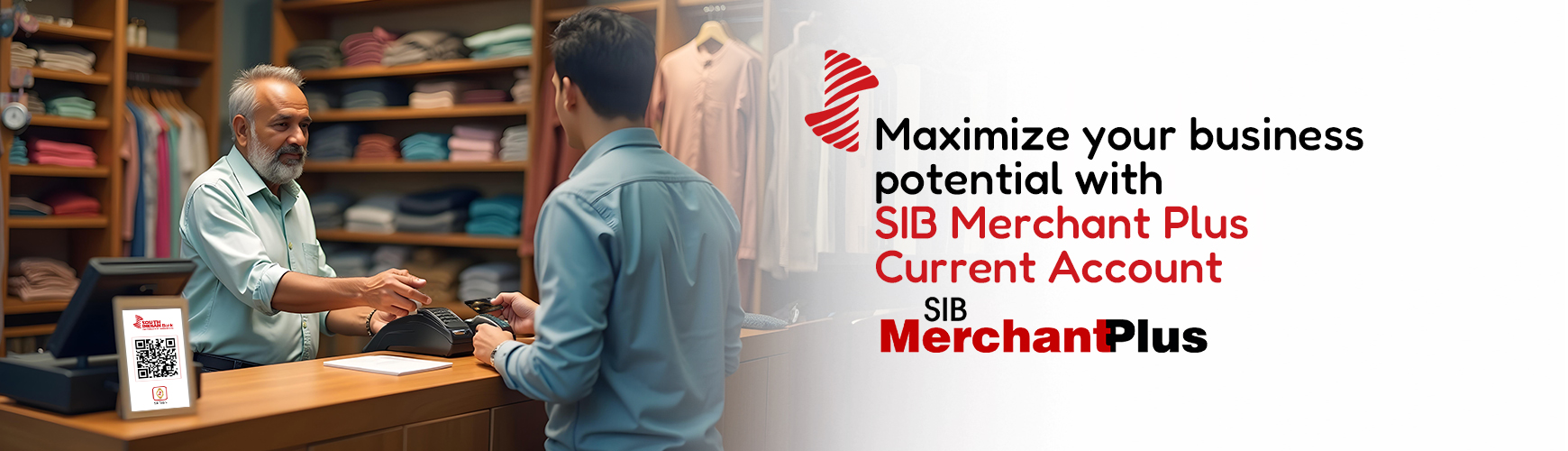 SIB Merchant Plus Current Account  desktop banner