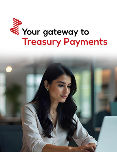 Treasury Payments mobile banner