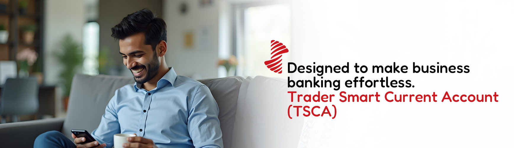 Trader Smart Current Account (TSCA)  desktop banner