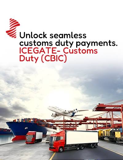 ICEGATE- Customs Duty (CBIC) mobile banner