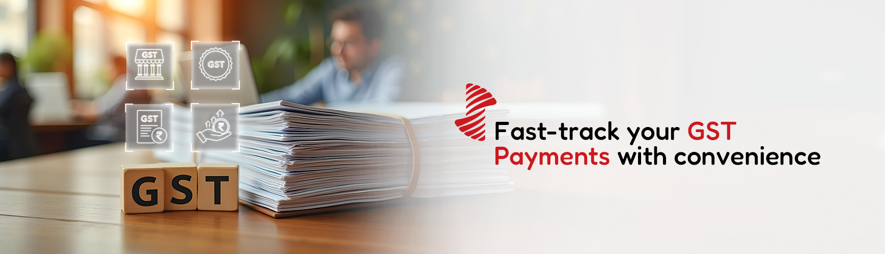 Goods & Service Tax (GST) Payments  desktop banner