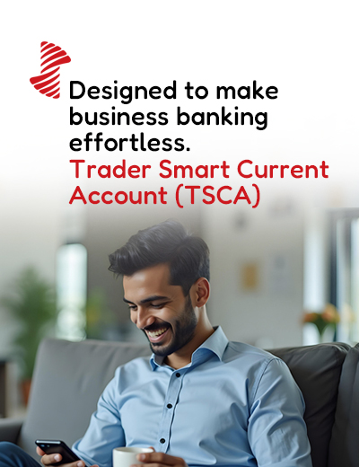 Trader Smart Current Account (TSCA) mobile banner