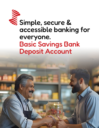 Basic Savings Bank Deposit Account-mobile banner
