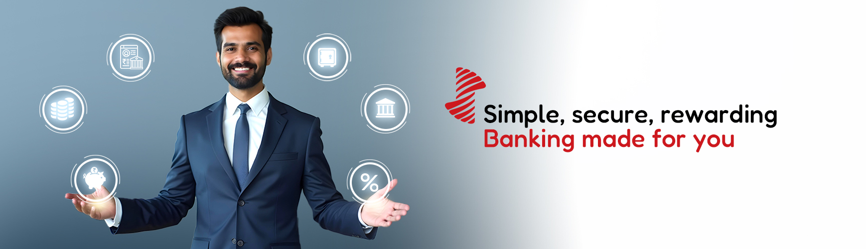 accounts and deposit desk banner
