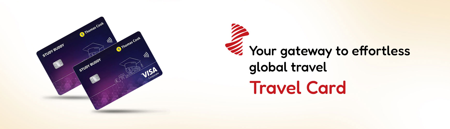Study Buddy Travel Card desk banner